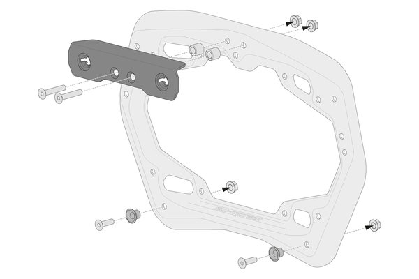 Adapter kit Trekker Dolomiti for PRO/EVO side carrier - 3
