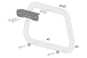 Adapter kit Trekker Dolomiti for PRO/EVO side carrier