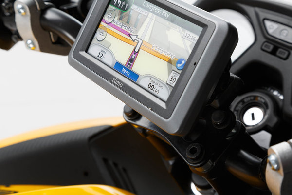 QUICK-LOCK GPS-Mount. Black. Shock absorbent.