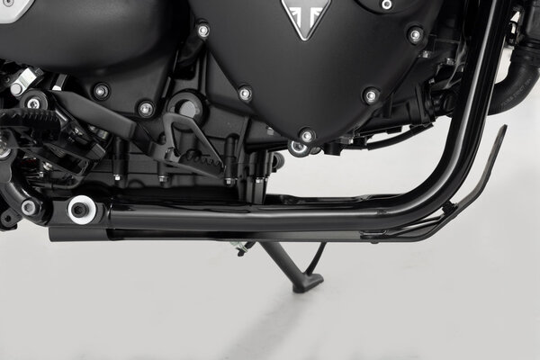 Engine guard. Black. Bonneville, Speed, Street, Thruxton - 2