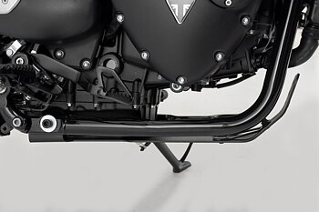 Engine guard. Black. Bonneville, Speed, Street, Thruxton