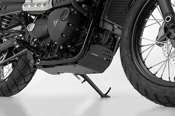 Engine guard. Black. Bonneville, Speed, Street, Thruxton