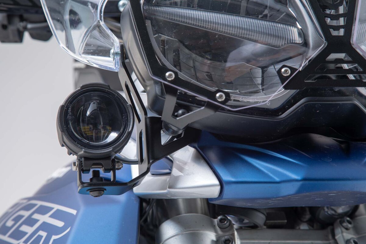 Light mounts. Black. Triumph Tiger 800 models (10-) - 3