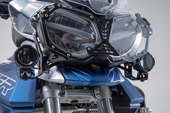 Light mounts. Black. Triumph Tiger 800 models (10-)