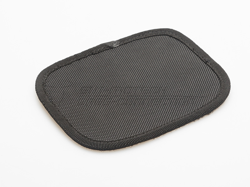 Velcro pads for textile saddlebags