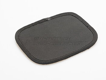 Velcro pads for textile saddlebags