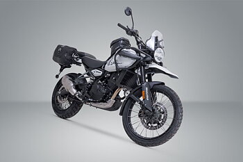 Legend Gear side bag system LC Black Edition. Royal Enfield Himalayan 450 Himalayan 452