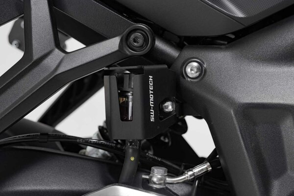 Brake fluid reservoir guard. Black. Triumph