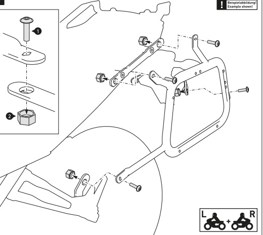 Screw set for EVO carrier - 2