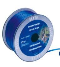 SILIKONSLANG 4/6MM 76M BLÅTRANSPARENT (SLUT)