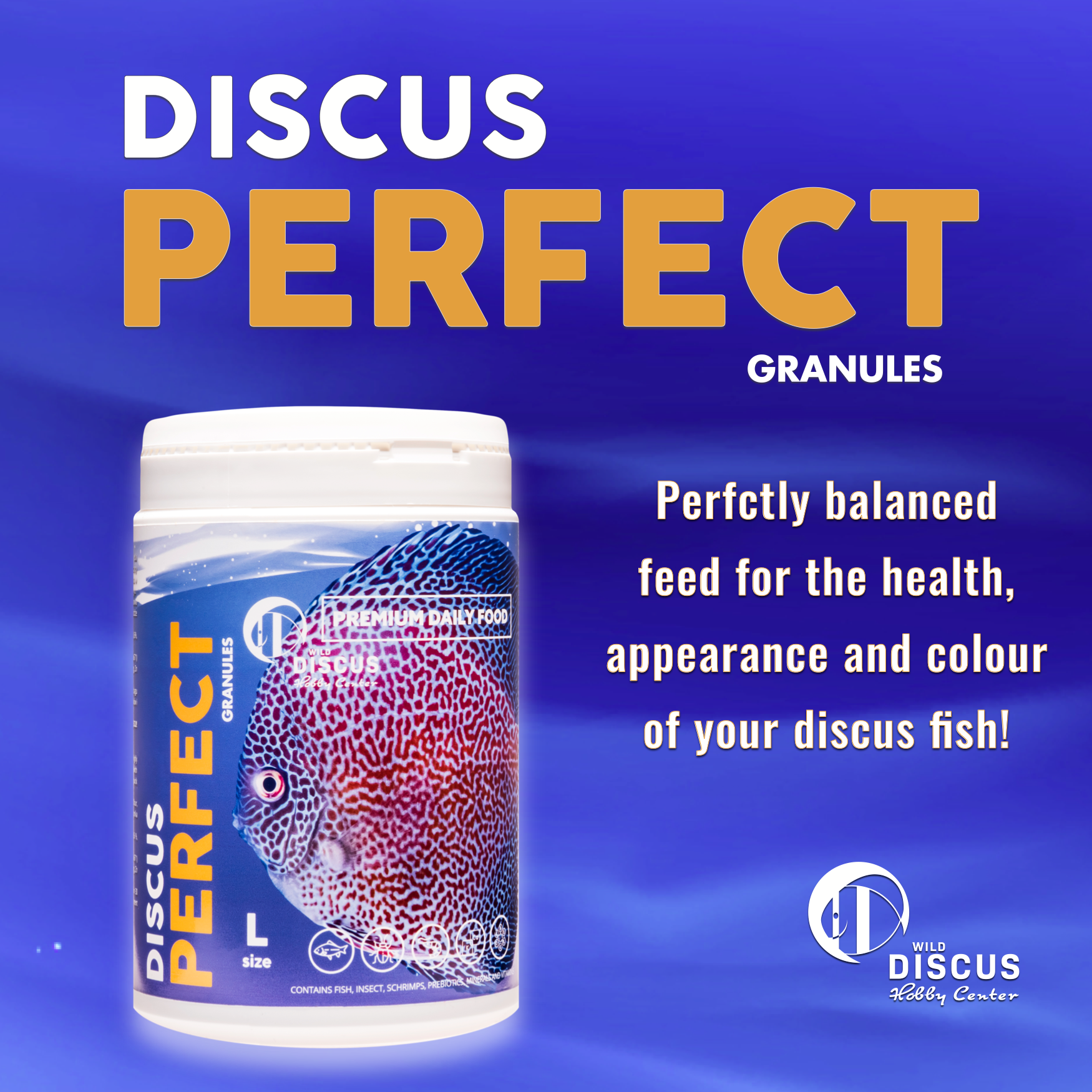 Premium Daily Food - Discus PERFECT  L granulat 1000ml / 400gr - 2