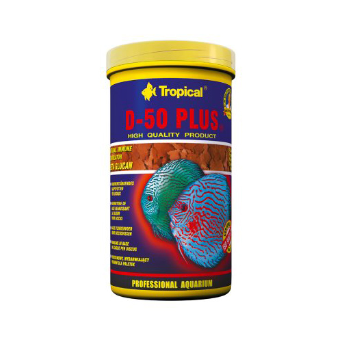 TROPICAL DISCUS D-50 PLUS FLAKES 1000ML   