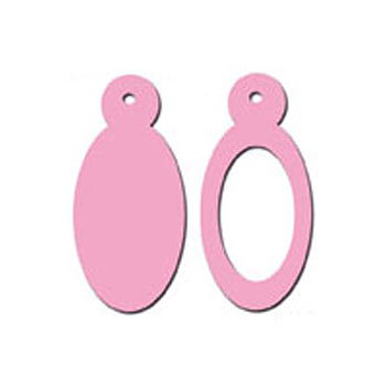 BK Dies 2.5x2.5 Basic Shapes Tag Oval
