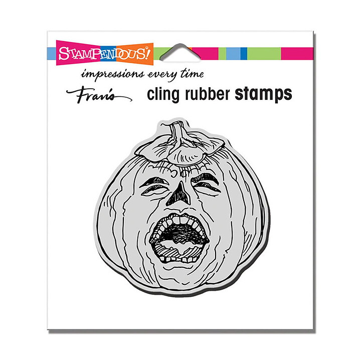 Stampendous Rubber Stamps - Pumpkin Scream