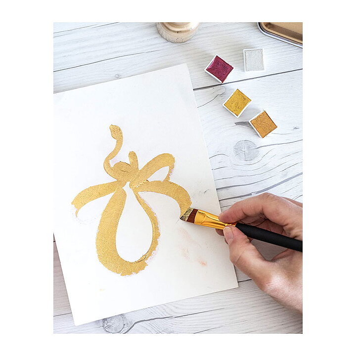 Paper Fashion Watercolors Metallics Paint Set