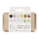 Paper Fashion Watercolors Metallics Paint Set