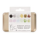 Paper Fashion Watercolors Metallics Paint Set