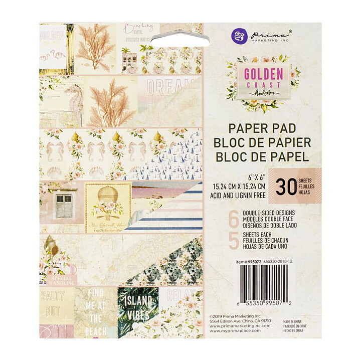 Prima Paper Pad - Golden Coast