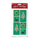 Jolees Boutique Large - Green Holiday Accents
