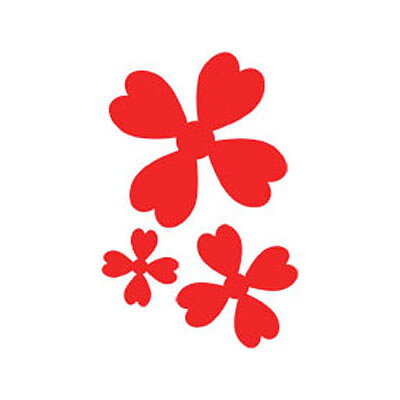 BK Dies 2x3 Flowers Heart