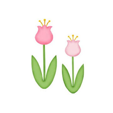BK Dies 2x3 Flowers Tulip