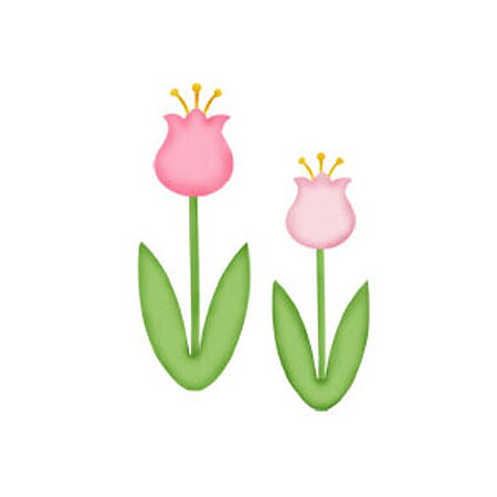 BK Dies 2x3 Flowers Tulip