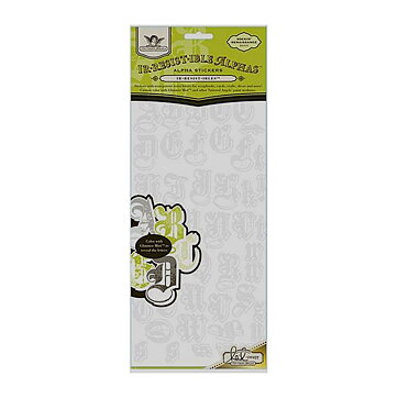 Tattered Angels Irresistible Alpha Stickers - Rockin' Renaissance