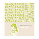 Tattered Angels Irresistible Alpha Stickers - Rockin' Renaissance
