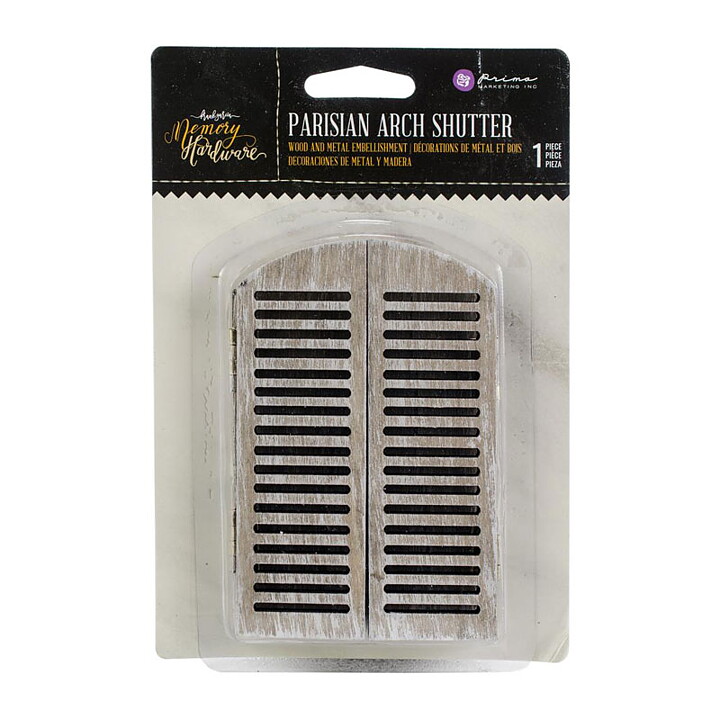 Prima Marketing Memory Hardware Embellishments - Parisian Arch Shutter