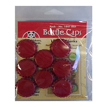 Bottle Caps - Red