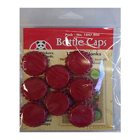 Bottle Caps - Red