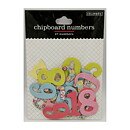 Colorbök Chipboard Numbers