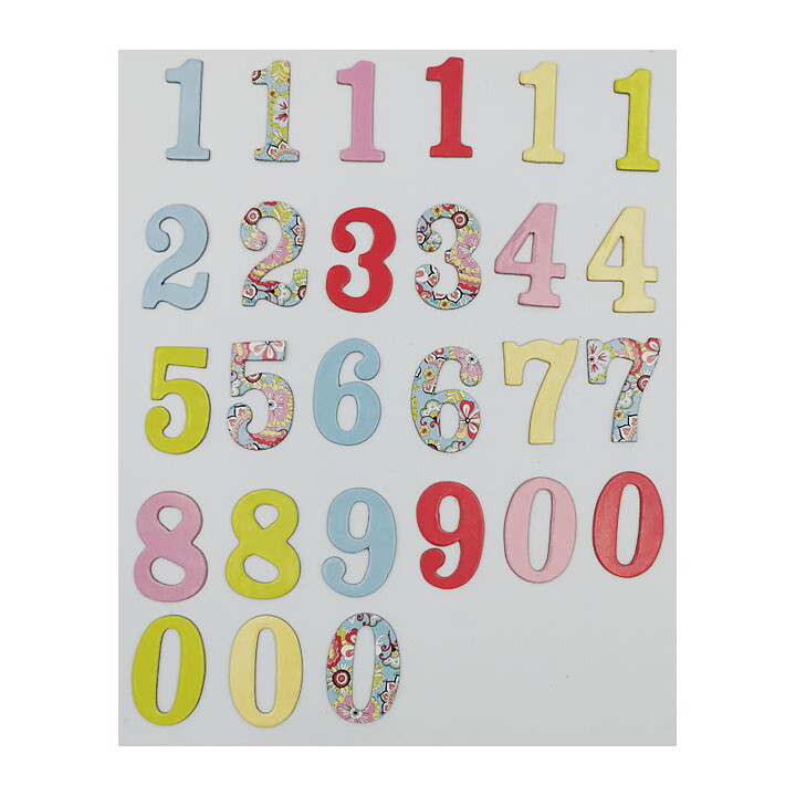 Colorbök Chipboard Numbers