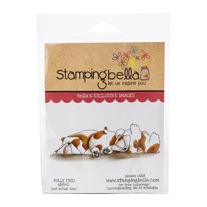Stamping Bella Cling Rubber Stamps - Bully Trio