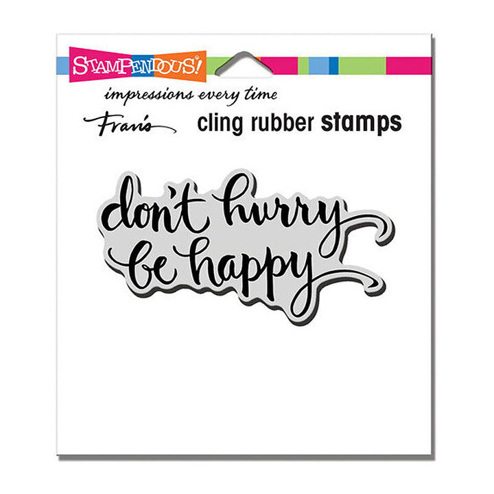 Stampendous Rubber Stamps - Be Happy