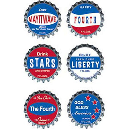 Bottle Caps - Trink & Treasure Patriotic