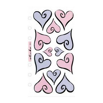EK Success Sticko Vellum Stickers - Hearts & Love