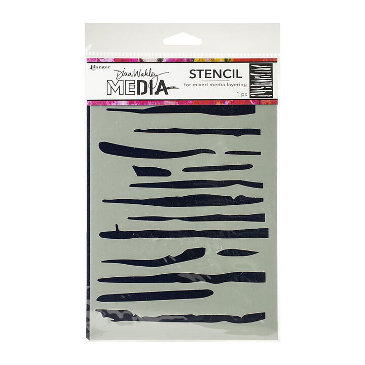 Dina Wakley Stencil 6" x 9" - Lines