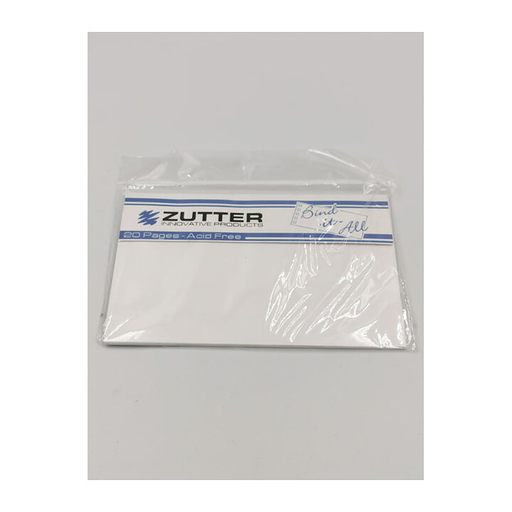 Zutter Bind It All - Pages 7.5x5 White