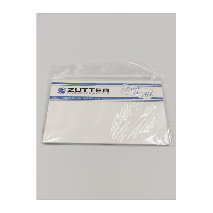 Zutter Bind It All - Pages 7.5x5 White