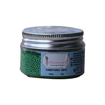 Dress My Craft Flower Pearls - Green