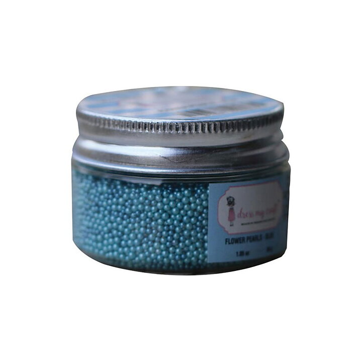 Dress My Craft Flower Pearls - Blue