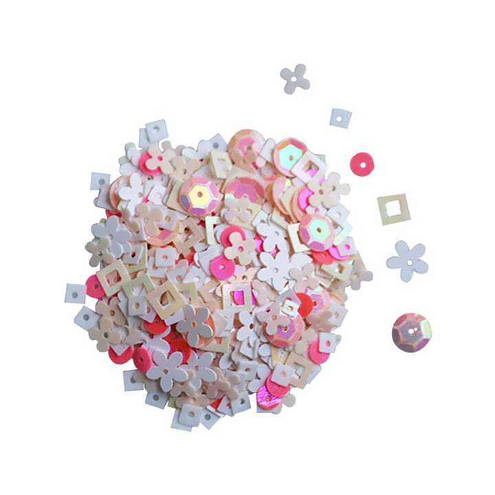 Dress My Craft Sequins - Pink Pastel