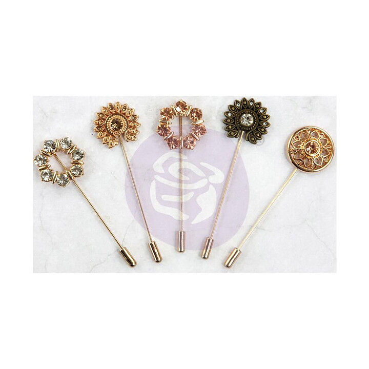 Prima Marketing  Memory Hardware Embellishments - Parisian Hat Pins