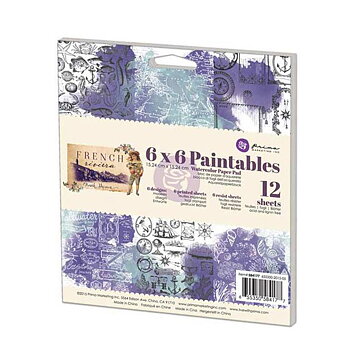 Prima Paper Pad Paintables Watercolor - French Riviera