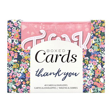 American Crafts Cards & Envelopes A2 W/Envelopes 4"X6" - Thank You