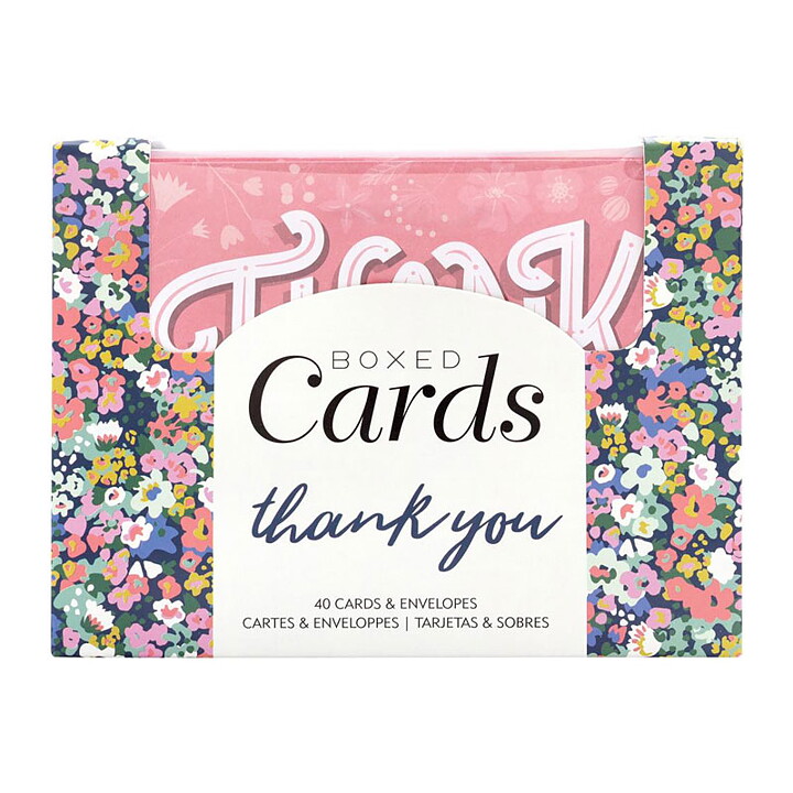 American Crafts Cards & Envelopes A2 W/Envelopes 4"X6" - Thank You