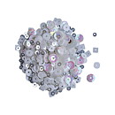 Dress My Craft Sequins - White Sunshine
