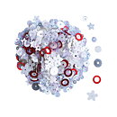 Dress My Craft Sequins - Warm Red