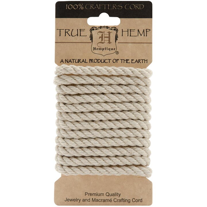 Hemptique Hemp Cord - Natural Rope